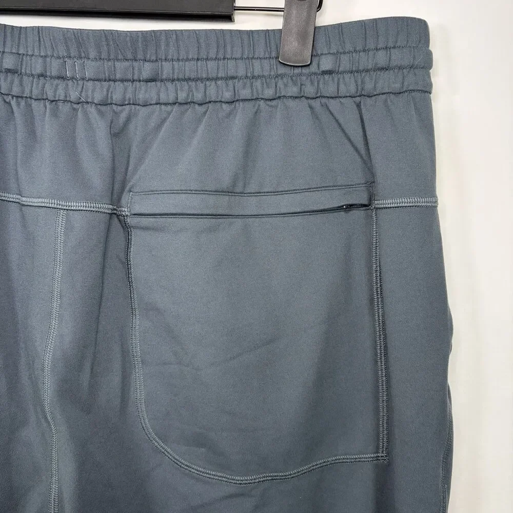 Lululemon Jogger Track Pants Mens Size XL Gray 34x29 Drawstring Pockets Training